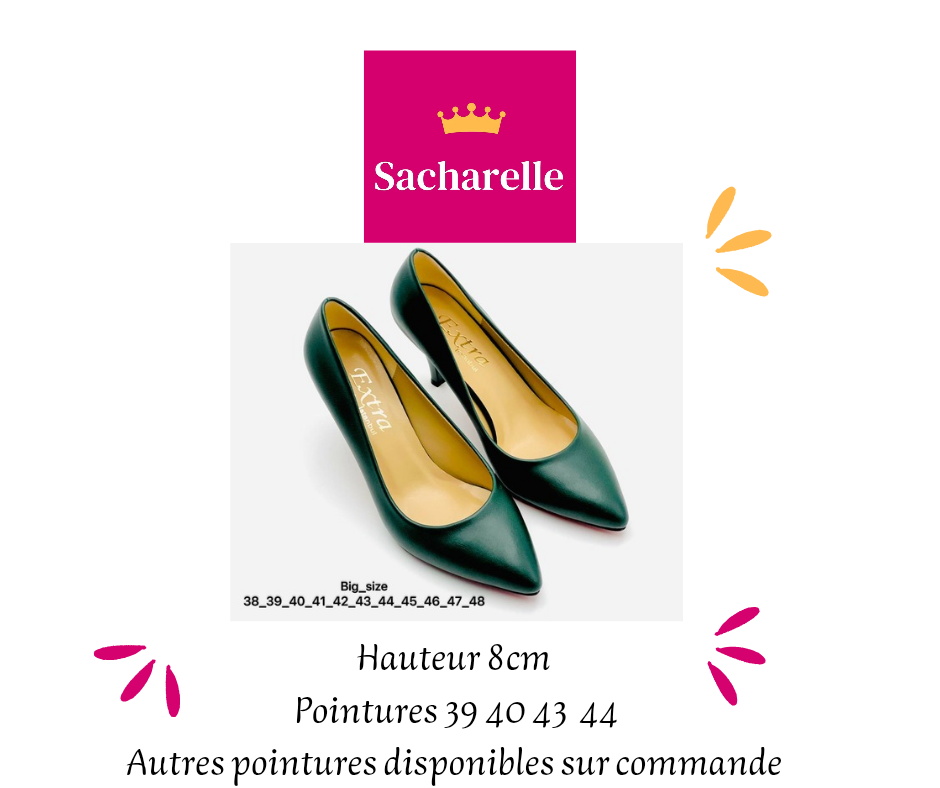 Escarpins Moha Matt - Chaussures Bureau- Sorties- Rdv et Cérémonie | Sacharelle