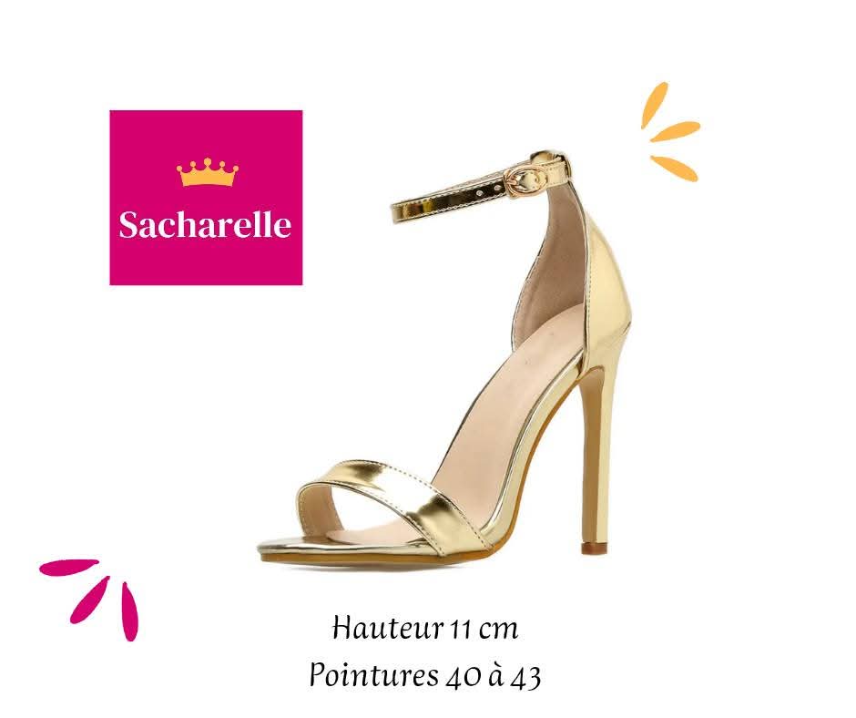 Sandales à talons aiguilles light