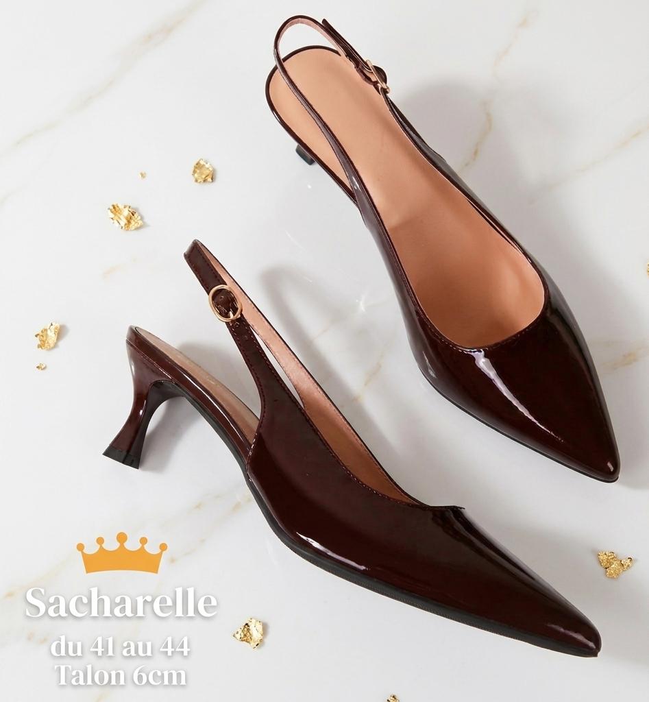 Collection Lyne – Slingback à Talon Fin 6cm