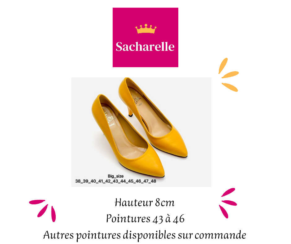 Escarpins Moha Matt - Chaussures Bureau- Sorties- Rdv et Cérémonie | Sacharelle