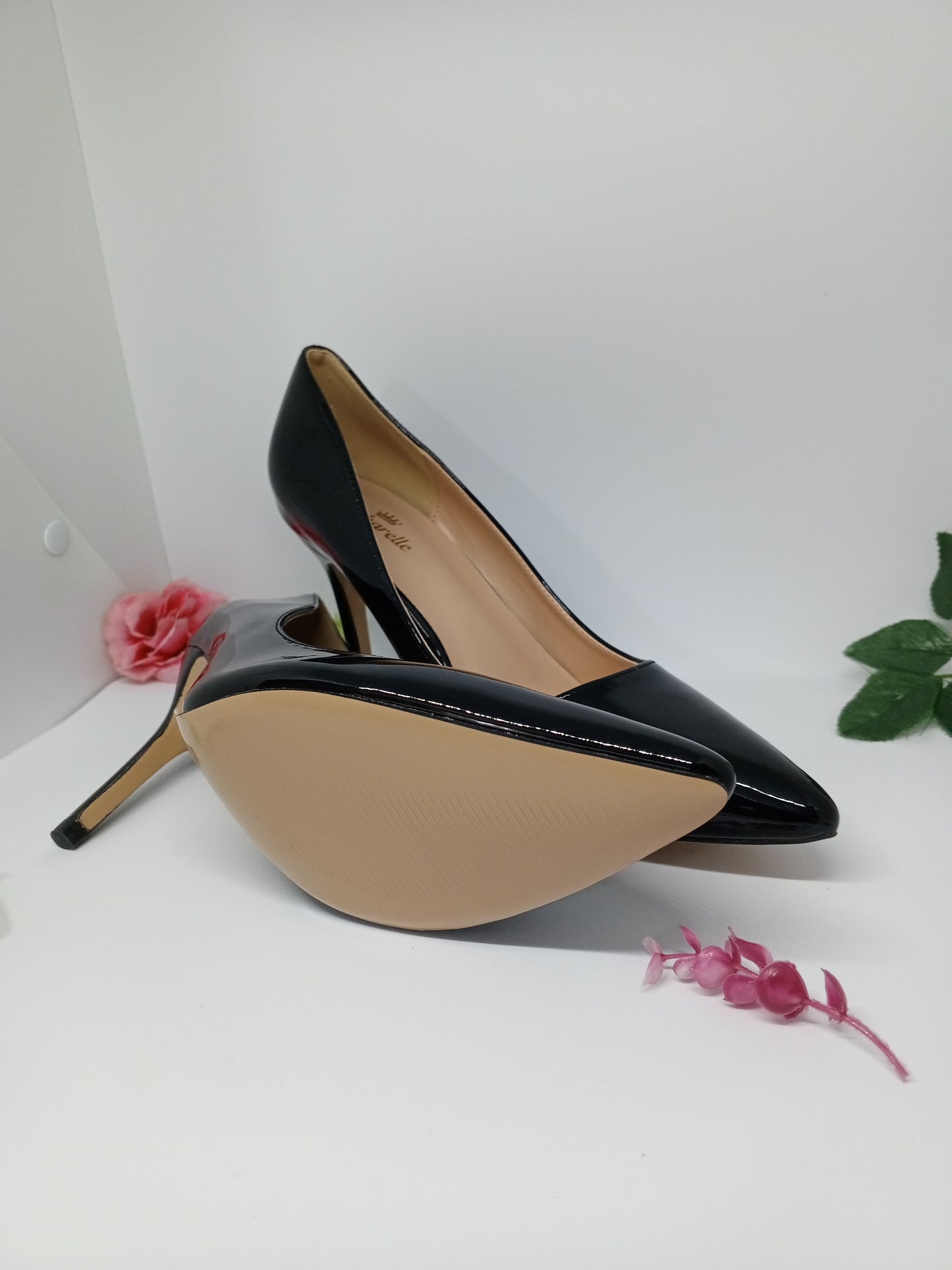 Escarpins Noirs Vernis Christina 10cm - Élégance et Confort