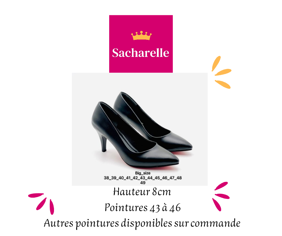 Escarpins Moha Matt - Chaussures Bureau- Sorties- Rdv et Cérémonie | Sacharelle