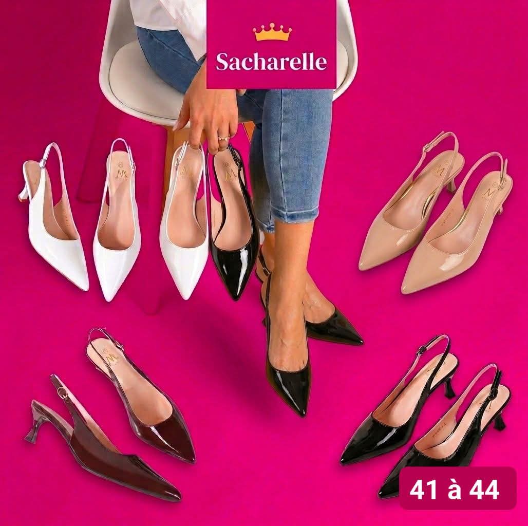 Collection Lyne – Slingback à Talon Fin 6cm