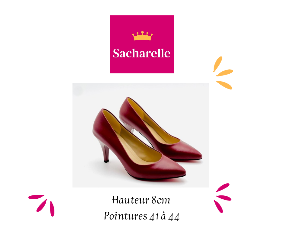 Escarpins Moha Matt - Chaussures Bureau- Sorties- Rdv et Cérémonie | Sacharelle